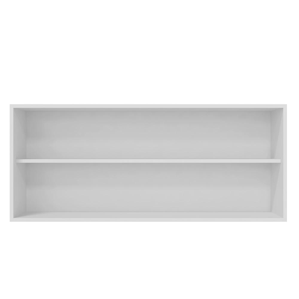 Armário Aéreo Andréia 120cm 3 Portas Branco - AJL Móveis