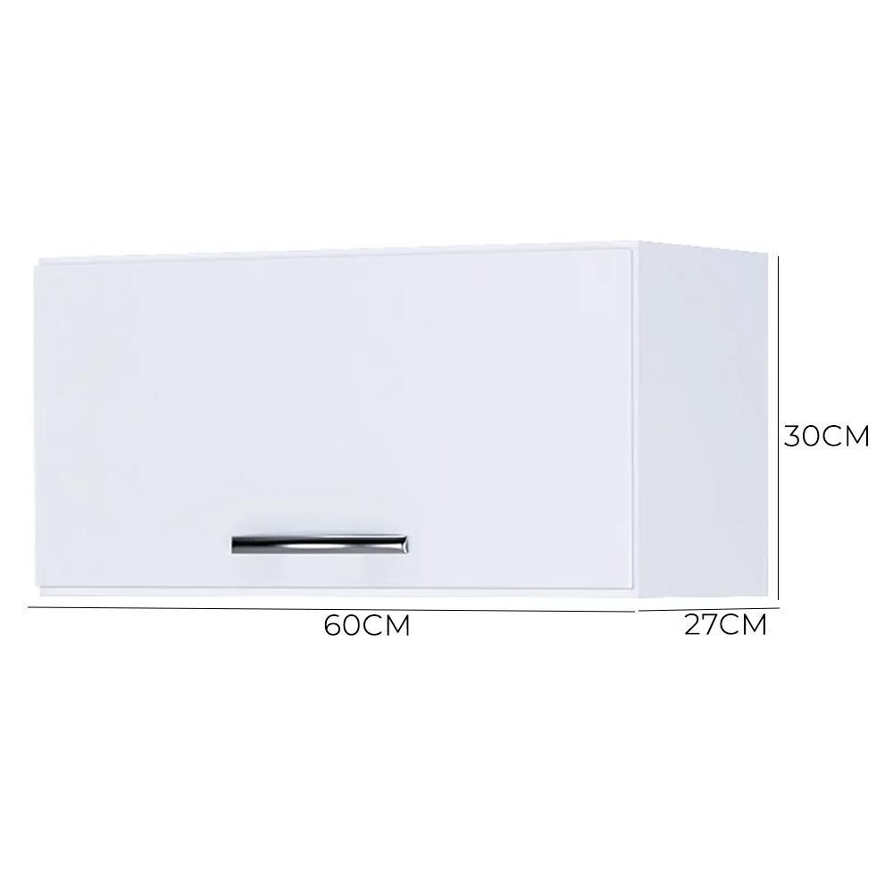 Armário Aéreo Basculante 60cm Branco - AJL Móveis