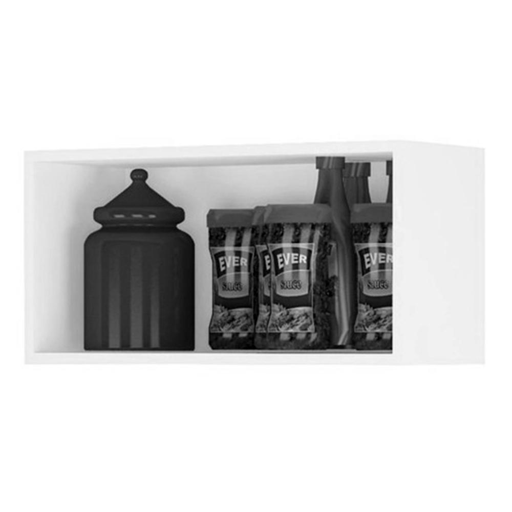 Armário Aéreo Basculante 60cm Preto - AJL Móveis