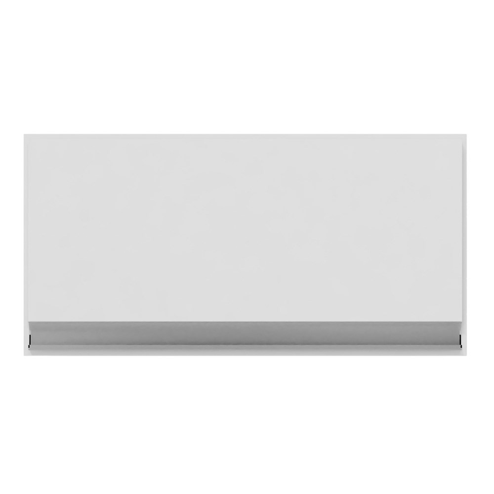 Armário Aéreo Geladeira 60cm 1 Porta Basculante Andréia Branco - AJL Móveis