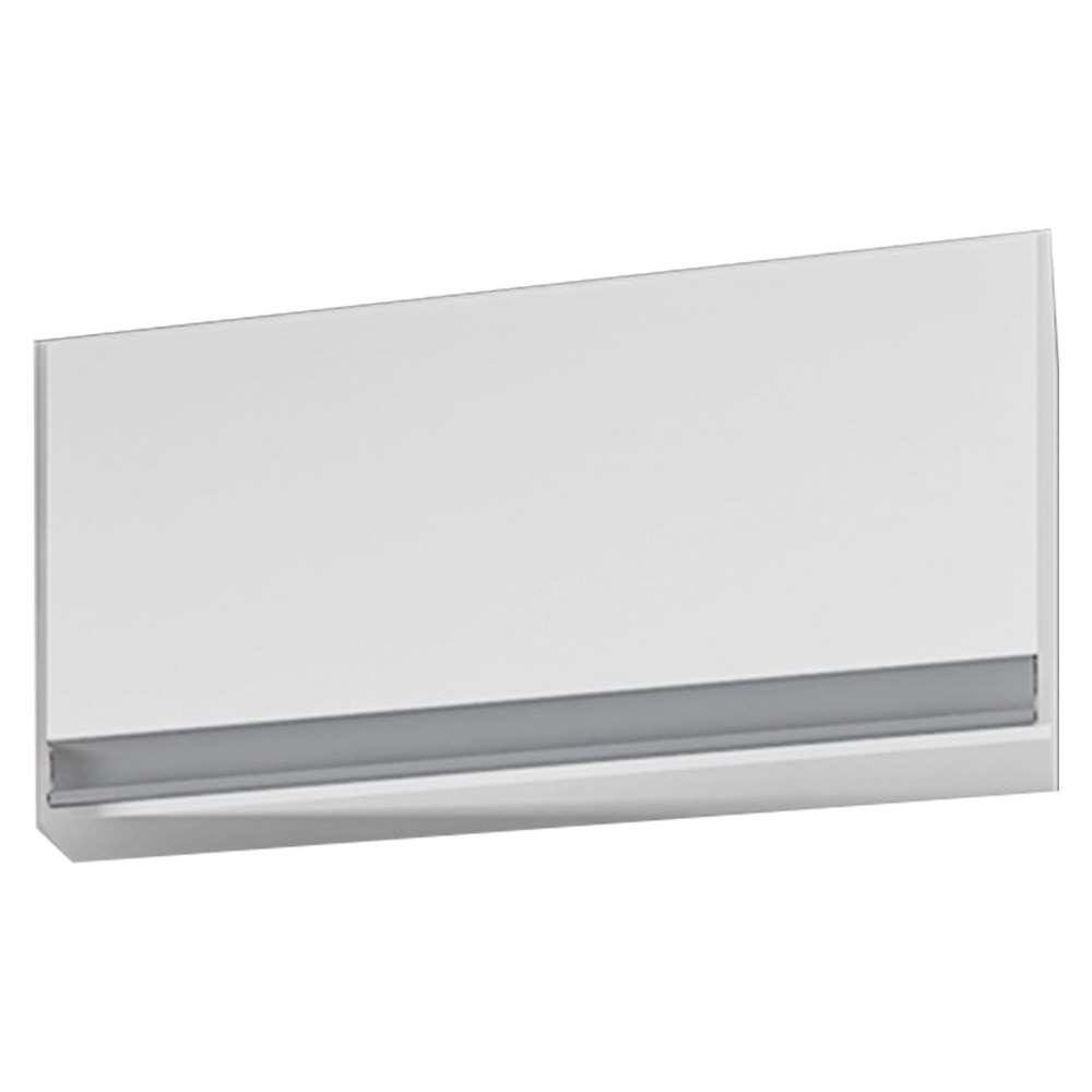 Armário Aéreo Geladeira 60cm 1 Porta Basculante Andréia Branco - AJL Móveis