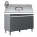 Balcão de Cozinha Com Pia Inox 120cm 3 Portas Manu Cinza - AJL Móveis