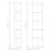 Conjunto Estante Livreiro 4 Prateleiras Julia Ruby Branco