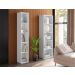 Conjunto Estante Livreiro 4 Prateleiras Julia Ruby Branco