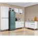Cozinha Compacta Vanessa e Balcão Gabinete Com Pia Tatiane 120cm Branco - AJL Móveis