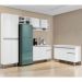 Cozinha Compacta Vanessa e Balcão Gabinete Com Tampo Tatiane 120cm Branco - AJL Móveis