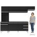 Cozinha Modulada 4 Peças Balcão com Tampo 160cm Andréia Preto - AJL Móveis