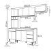 Cozinha Modulada 5 Peças Balcão com Pia 120cm Andréia Branco - AJL Móveis
