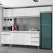 Cozinha Modulada Andréia 5 Peças 274cm Branco - AJL Móveis