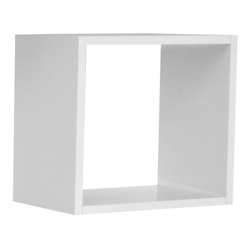 Kit 3 Nichos de Parede Quadrado AJL Branco - AJL Móveis