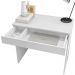 Mesa Escrivaninha Para Notebook Home Office Allexa 80cm com 01 Gaveta Branco - Desk Design