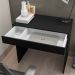 Mesa Escrivaninha Para Notebook Home Office Allexa 80cm com 01 Gaveta Preto - Desk Design