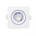 Spot Led Embutir Quadrado 5W Em   Bivolt Amarelo