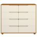 Cômoda Grande 8 Gavetas Doble Flex Cinamomo/Off White