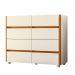 Cômoda Infinite 120cm 8 Gavetas com Pés Off White/Cinamomo