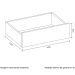 Cômoda Ripada Sapateira 5 Gavetas 1 Porta Duello Branco