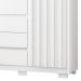 Cômoda Sapateira 1 Porta 5 Gavetas 125cm Duetto Branco - Albatroz