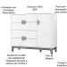Cômoda Sapateira 4 Gavetas 1 Porta 100% MDF Cauê  Cinamomo/Sálvia