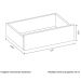 Cômoda Sapateira 4 Gavetas 1 Porta 100% MDF Cauê  Cinamomo/Sálvia