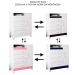 Cômoda Sapateira 4 Gavetas 1 Porta Nicho Duquesa Branco/Quadriflex