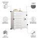 Cômoda Sapateira 8 Gavetas 2 Portas 125cm Verona Branco - Albatroz