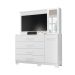 Cômoda com Painel para TV Ilhabela 2 Portas 4 Gavetas Branca