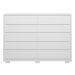 Cômoda para Quarto 10 Gavetas 151cm Duetto Branco - Albatroz