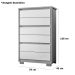 Cômoda para Quarto 6 Gavetas MDP Duo Branco