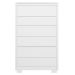 Cômoda para Quarto 6 Gavetas MDP Duo Branco