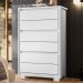 Cômoda para Quarto 6 Gavetas MDP Duo Branco