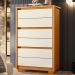 Cômoda para Quarto 6 Gavetas MDP Duo Cinamomo/Off White