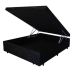Cama Box Baú Casal com 48cm de altura -  Super Reforçada - Suede