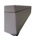 Cama Box Baú Casal com 48cm de altura -  Super Reforçada. Corino Linho