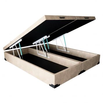 Cama Box Baú Queen Size com 48cm de altura - Super Reforçada