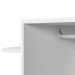 Closet com Painel Wave 108cm 2 Gavetas e Cabideiro Branco