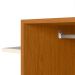 Closet com Painel Wave 108cm 2 Gavetas e Cabideiro Cinamomo/Off White