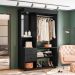 Closet e Camarim Mesquite Preto Fosco Liso