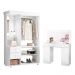 Closet e Camarim Wako Branco Fosco Liso