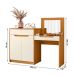 Escrivaninha Penteadeira Trend com 2 Portas e 1 Gaveta Cinamomo/Off White