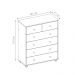 Gaveteiro Colmar Branco 6 Gavetas