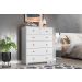 Gaveteiro Colmar Branco 6 Gavetas