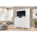 Gaveteiro Vienna Branco Liso 2 Portas