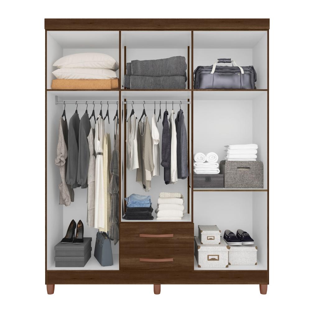 Guarda Roupa Casal Aludra Cedro
