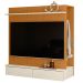 Painel 42 Polegadas com Closet 2 Gavetas e Nicho Dave Cinamomo/Off White