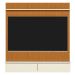 Painel 42 Polegadas com Closet 2 Gavetas e Nicho Dave Cinamomo/Off White