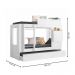 Treliche com Mesa dobrável Sleep Albatroz Branco