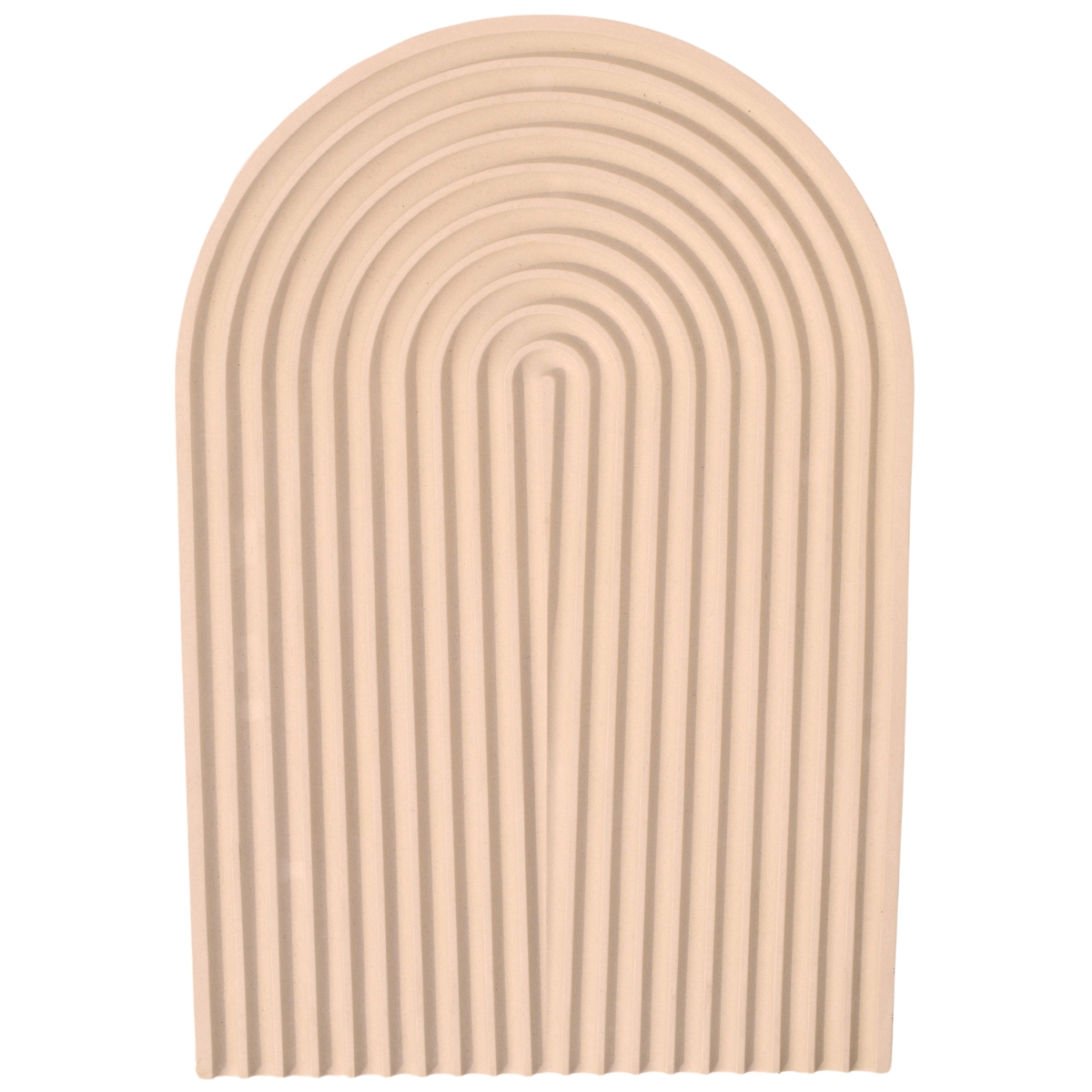 Bandeja Decorativa Arco 19cm em Cimento Artesanal - Palha