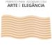 Bandeja Decorativa Ondas Artesanal M 25x12cm Em Resina Mineral - Branco