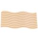 Bandeja Decorativa Ondas Artesanal M 25x12cm Em Resina Mineral - Palha