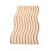 Bandeja Decorativa Ondas Artesanal M 25x12cm Em Resina Mineral - Palha